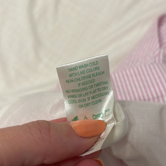 Lilly Pulitzer Marisa Seersucker Pink Halter Mini Dress Summer Striped Zipper - Picture 7 of 12